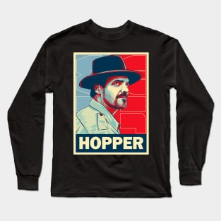 Jim Hopper Long Sleeve T-Shirt